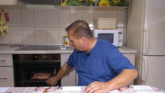 Грудинка мясная в духовке. Прекрасный результат!