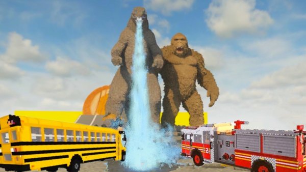 ГОДЗИЛЛА И КИНГ КОНГ УНИЧТОЖАЮТ МАШИНЫ ? Teardown