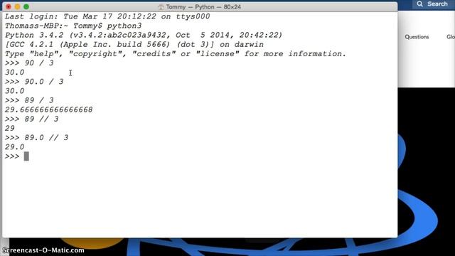 Python Tutorial: Division in Python - Python Numbers #31 смотреть онлайн
