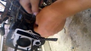 Замена ЦПГ и клапанов на ТТР125