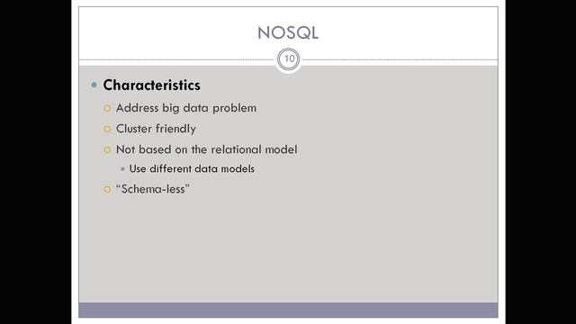 CSEC 501 - NoSQL History & Fundamentals смотреть онлайн