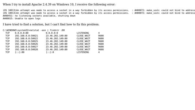 Installing Apache 2.4.39 on Windows 10 смотреть онлайн