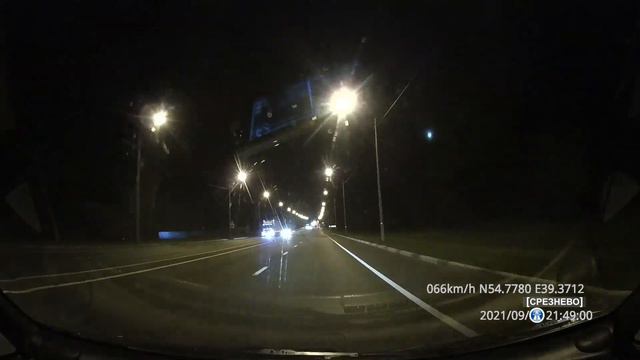 Трасса М5 Е30 Луховицы - Рязань. Осень 2021. Вечер. смотреть онлайн