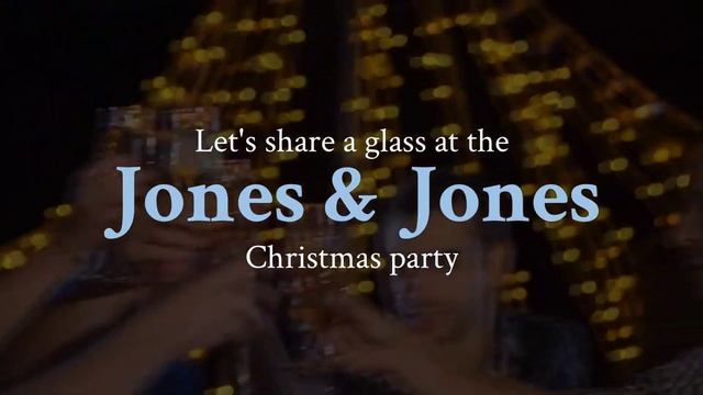 Office Xmas Party Invite Video Template (Editable) смотреть онлайн