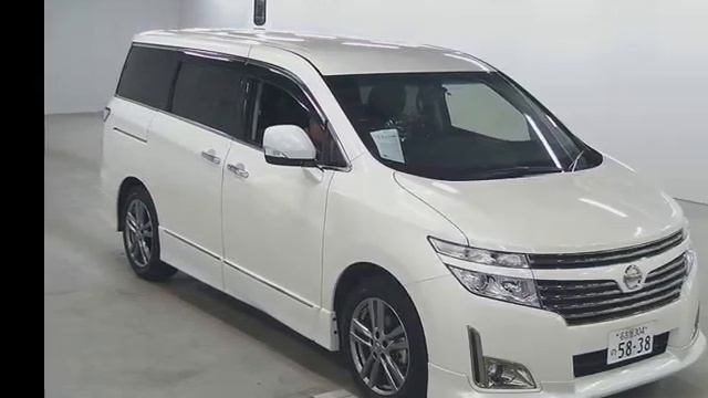 2012 NISSAN ELGRAND 250HWS TE52 смотреть онлайн