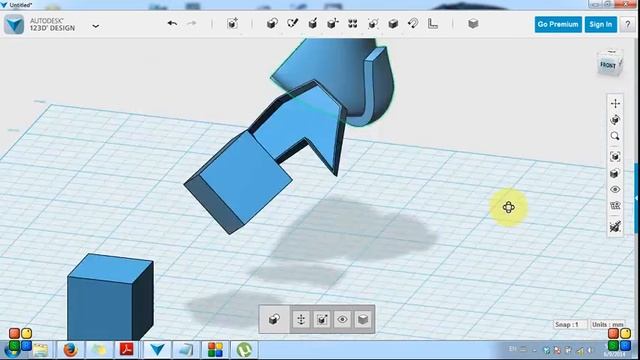 Autodesk 123D - Modeling tools Tutorial - Sketch Project- part06 смотреть онлайн