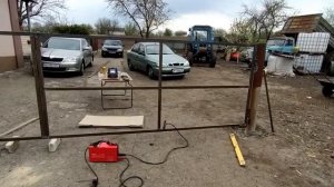 Как сделать ворота самому из профиля 6м