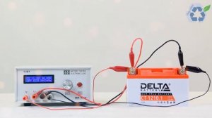 Реальная ёмкость аккумулятора  Delta CT 1210.1