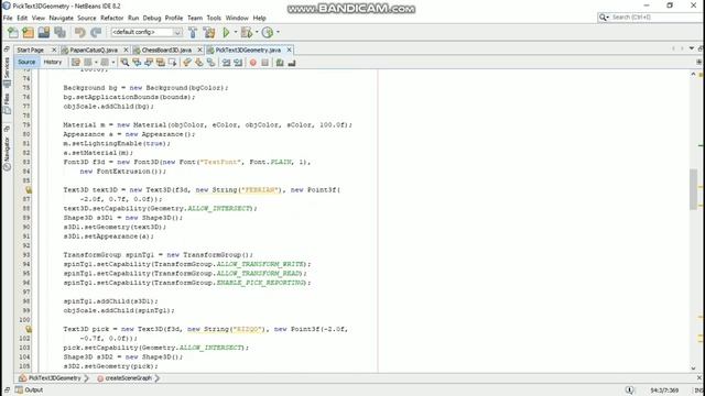 GRAFIKA TAMPILAN TEXT 3D DENGAN WARNA DAN TEXTURE | JAVA NETBEANS 8.2 смотреть онлайн