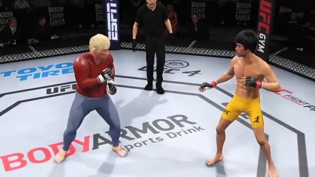UFC 4 | Bruce Lee vs. Fighter Bob (Tekken) (EA Sports UFC 4) смотреть онлайн