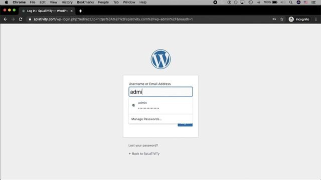 Wordpress Login (Via wp Admin Page) смотреть онлайн