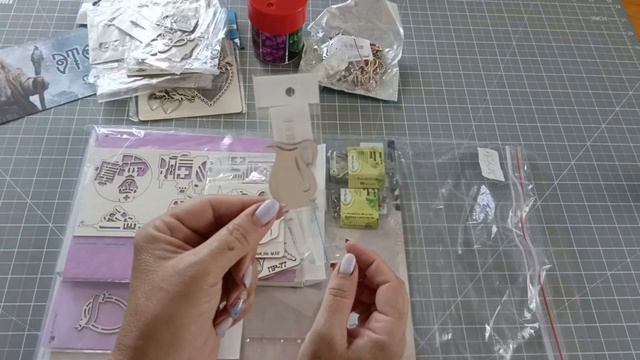 Распаковка посылки с онлайн магазина ScrapMania  или как я подбираю материал к новому проекту