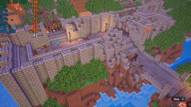 Minecraft Dungeons Intel HD 620(Low End Pc) смотреть онлайн