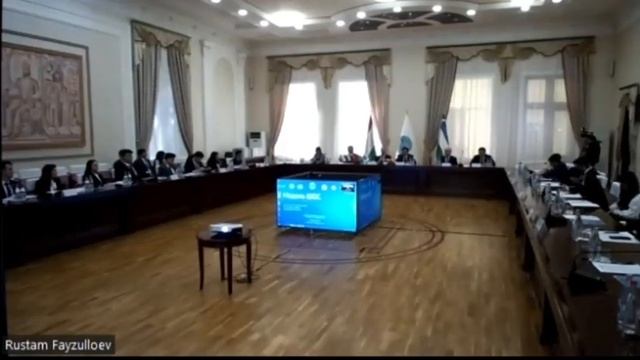 Привественное слово Директора Центра народной димпломатии ШОС в Узбекистане Собирова К К смотреть онлайн