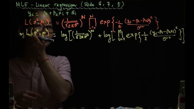 Maximum Likelihood Estimation - Linear regression смотреть онлайн