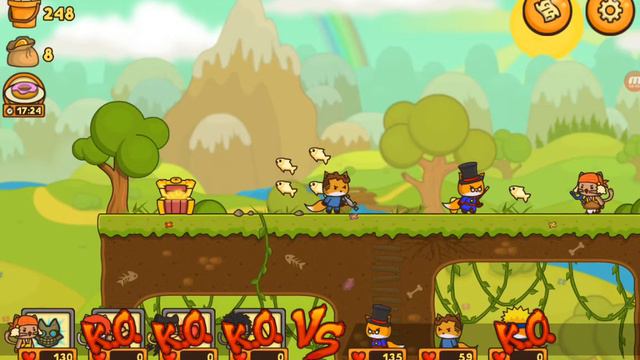 Зарабатываю костюмы в игре Четыре котёнка вперёд смотреть онлайн