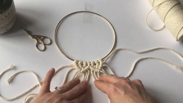 How to make a macrame mandala смотреть онлайн