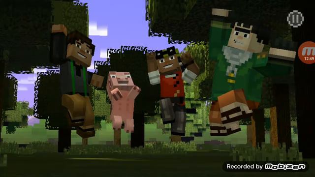 Film gibi oyun olmuş..Minecraft story mode.. смотреть онлайн