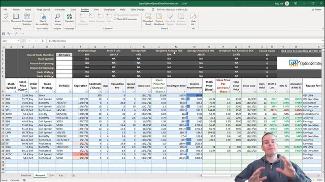 Super Options Spreadsheet | Free Download смотреть онлайн