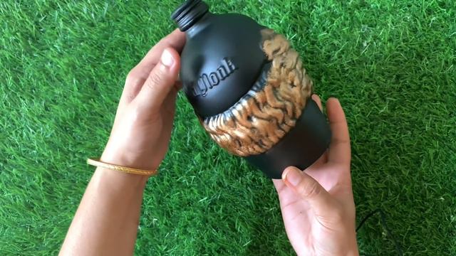 Bottle art || old monk legend || ferns || plant decor ideas || DIY || little space смотреть онлайн