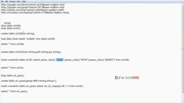 Loading URL data into HIVE tables using parse_url Function - Big data - Hadoop Tutorial - Session 1 смотреть онлайн