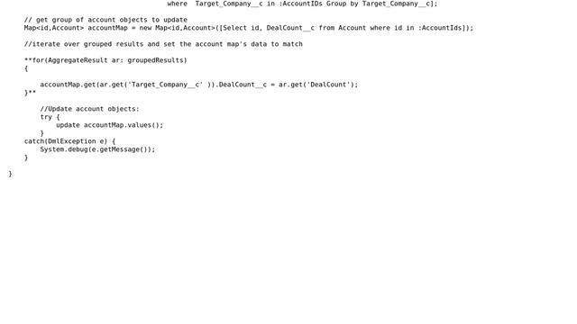 Salesforce: Incompatible key type object for Map＜id,account＞ смотреть онлайн