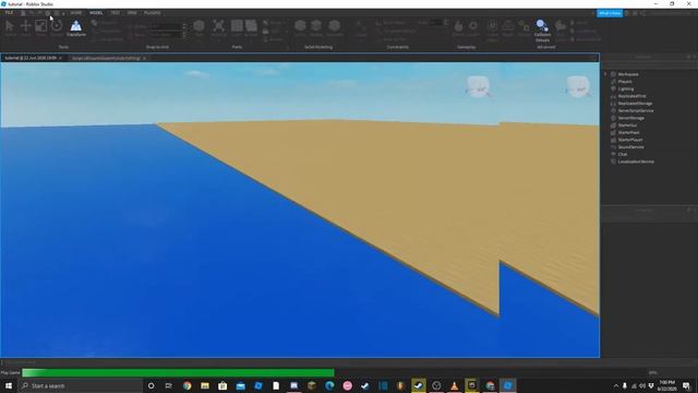 Making a BASIC spawn // Roblox Studio // Tutorial смотреть онлайн