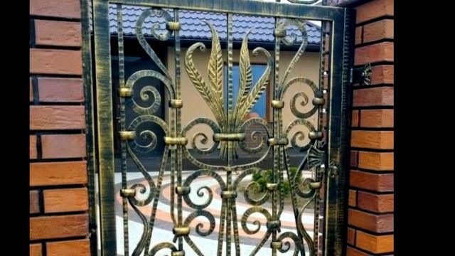 Кованая калитка распашная смотреть онлайн