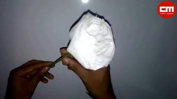 How To Make A Rose Flower  Using By Tissue Paper |Tissue paper Flower|CRAFT MOSHAI|ShawoN|