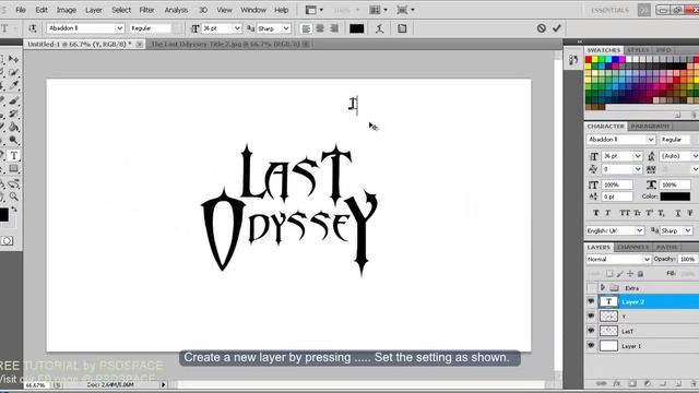Medieval Fantasy Text Effect in Photoshop | PSDSpace смотреть онлайн