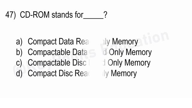 Part -1 | Top 1000 Computer Fundamental MCQ | computer fundamental mcq questions with answers смотреть онлайн