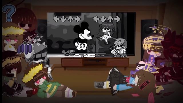 [Gacha Club] Frisk and Chara AU's react to FNF suicide mouse | OG,LAZY | ⚠️ Flash , Nolstalgia ⚠️ смотреть онлайн