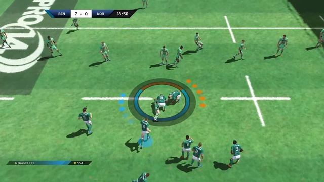 Rugby 18 - Gameplay Walkthrough - First 11 Minutes