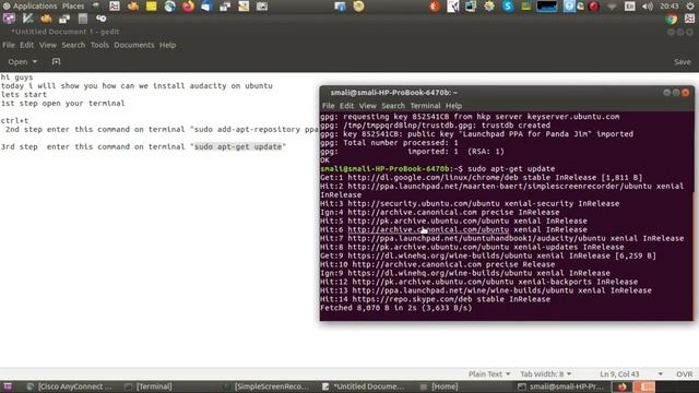 How can we install Audacity on Ubuntu смотреть онлайн
