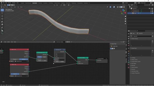 New Blender 3.0 Features: 3 New Attributes for Geometry Node Curves смотреть онлайн
