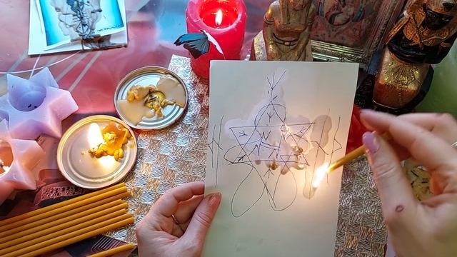 Чистка рунами и восковым смывом негатива, порч, проклятий. смотреть онлайн