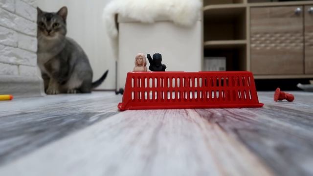 МИНИ NERF БИТВА ПРОТИВ СТИРАТЕЛЕЙ | ЗОМБИ ПРОТИВ КОТОВ смотреть онлайн