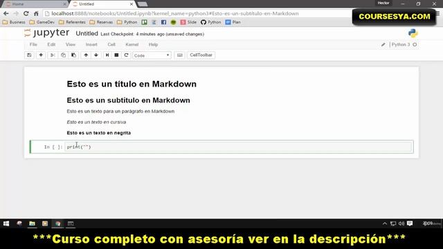 ?Curso Maestro de Python 3: Aprende Desde Cero-Nociones sobre Jupyter смотреть онлайн