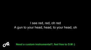 Everybody Loves An Outlaw - I See Red (SLOW karaoke acoustic)