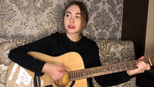 IMAGINE DRAGONS - BELIEVER cover + chords||кавер + аккорды (cover by polina_bashlikova) смотреть онлайн