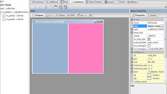 Sliptter Window in Python смотреть онлайн