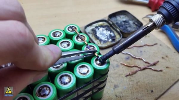 Как собрать мощную Аккумуляторную Батарею из 18650