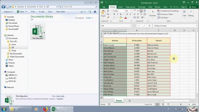 Create Barcode QR Code using Just Microsoft Excel Easy without anything else. Free! смотреть онлайн