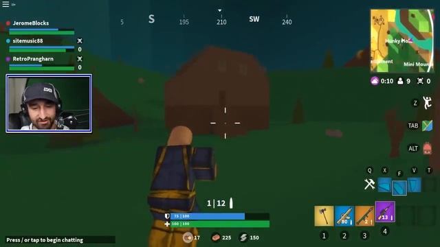 Golden Rocket Launcher in Roblox Island Royale! смотреть онлайн