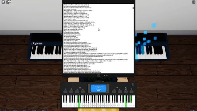 Unravel On Roblox Virtual Piano {[Animenz Piano Sheets Arrangement]} смотреть онлайн
