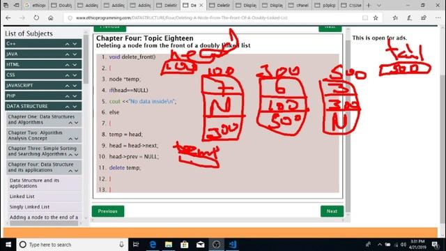 #43 Doubly linked list Delete a node from the front in Amharic | በአማርኛ смотреть онлайн