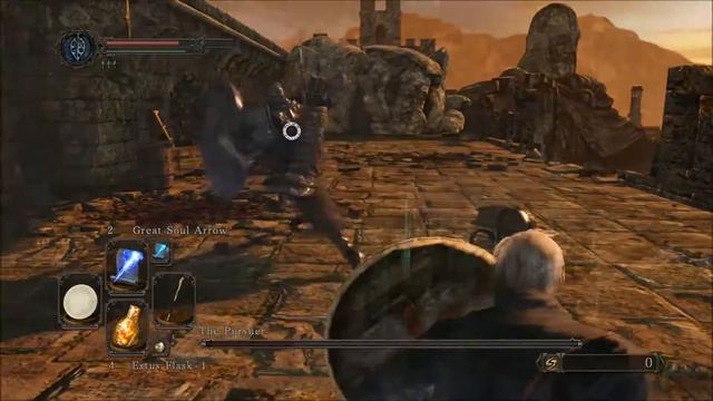Dark Souls 2 The Pursuer boss fight for beginning Sorcerers смотреть онлайн