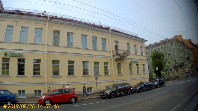 Санкт-Петербург.Поездка на автобусе №6 Наличная улица - метро "Нарвская" смотреть онлайн