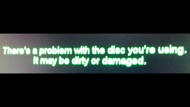Ошибка There Is A Problem With The Disc You Are Using Xbox