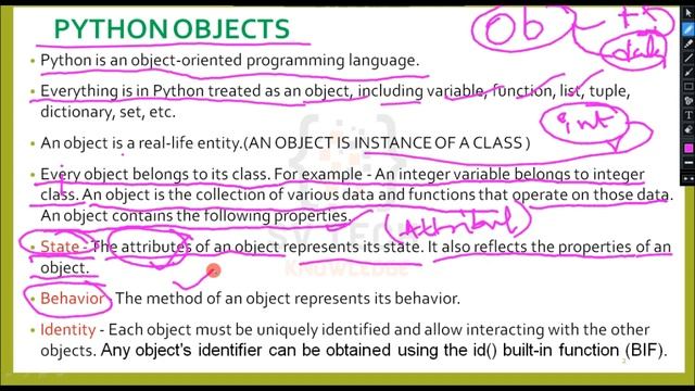 Python Objects | python basics | #python | #pythonprogramming | B.TECH смотреть онлайн